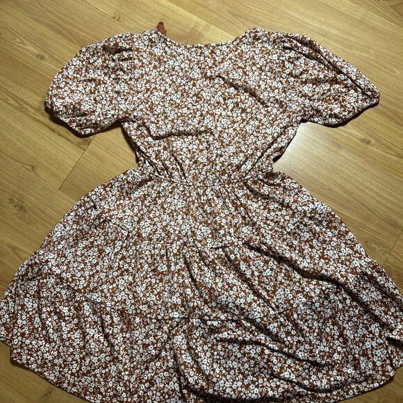 Blu Pepper Women’s Floral Short Sleeve S Dress - Picture 4 of 4